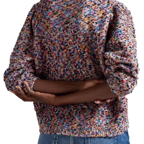 Ted Baker Ellinai Textured Boucle Sweater Size 1 - Picture 2 of 9